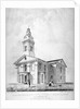 North-west view of the Church of St John at Hackney, London by Charles Chabot