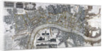 Map of the City of London, City of Westminster, River Thames, Lambeth and Southwark by Anonymous