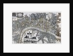Map of the City of London, City of Westminster, River Thames, Lambeth and Southwark by Anonymous