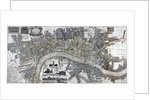 Map of the City of London, City of Westminster, River Thames, Lambeth and Southwark by Anonymous