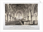 Interior view of St Barnabas Church, Homerton, Hackney, London by CJ Greenwood