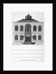 Front view of Hatton Chapel, Hatton Garden, London by Anonymous