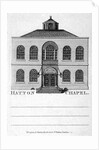 Front view of Hatton Chapel, Hatton Garden, London by Anonymous