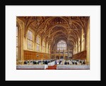 Opening of the new hall at Lincoln's Inn, Holborn, London, 30th October 1845 by Joseph Nash