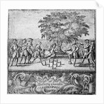 Men playing swill at Mulberry Garden, Clerkenwell, London by Anonymous