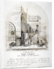 View of Clerks' Well pump in Ray Street, Finsbury, London by FC Price