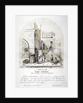 View of Clerks' Well pump in Ray Street, Finsbury, London by FC Price