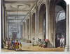 Interior view of the royal stables, King's Mews, Charing Cross, Westminster, London by Augustus Charles Pugin