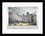View of Northumberland House and Charing Cross, Westminster, London by A Legrand