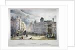 View of Northumberland House and Charing Cross, Westminster, London by A Legrand