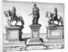 Statues of Kings Charles I and II by Anonymous