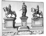 Statues of Kings Charles I and II by Anonymous