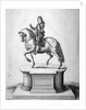 Statue of King Charles I, located at Charing Cross, Westminster, London by Anonymous