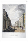 View of Charles Street with figures working in the foreground, London by Anonymous