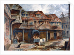 Courtyard of the Tabard Inn, Borough High Street, Southwark, London by JS Virtue