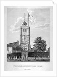Old St Leonard's Church, Shoreditch, London by Bernard Lens
