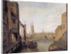 London Bridge from Pepper Alley Stairs by William Marlow