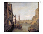 London Bridge from Pepper Alley Stairs by William Marlow
