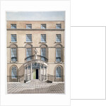 Front view of the Leverian Museum, Albion Place, Southwark, London by Anonymous