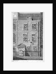 House that the artist James Barry lived in, Eastcastle Street, Marylebone, London by Thomas Prattent