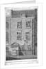 House that the artist James Barry lived in, Eastcastle Street, Marylebone, London by Thomas Prattent