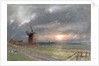 Cley, Norfolk by Albert Goodwin