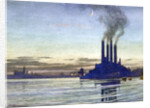 Lots Road Power Station - Evening by Samuel Harry Hancock