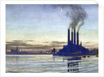 Lots Road Power Station - Evening by Samuel Harry Hancock