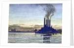 Lots Road Power Station - Evening by Samuel Harry Hancock