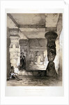 Kannari, Interior of a Small Vihara by Thomas Colman Dibdin