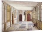 Passage leading to the chapel, Charterhouse, London by John Crowther