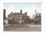 Green Gate Tavern at the junction of City Road and Bath Street, London by John Crowther