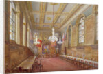 Interior of the Vintners' Hall, Upper Thames Street, London by John Crowther