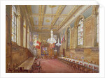 Interior of the Vintners' Hall, Upper Thames Street, London by John Crowther