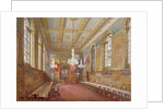Interior of the Vintners' Hall, Upper Thames Street, London by John Crowther