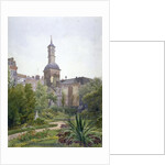 The tower of the Church of St Botolph, Aldersgate, City of London by John Crowther