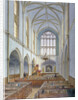 Interior view of a French Protestant church on St Martin's le Grand, City of London by John Crowther