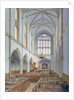 Interior view of a French Protestant church on St Martin's le Grand, City of London by John Crowther