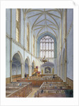 Interior view of a French Protestant church on St Martin's le Grand, City of London by John Crowther