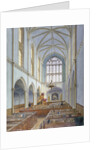 Interior view of a French Protestant church on St Martin's le Grand, City of London by John Crowther