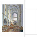 Interior view of a French Protestant church on St Martin's le Grand, City of London by John Crowther