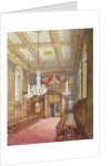 Interior of the Vintners' Hall, Upper Thames Street, London by John Crowther