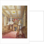 Interior of the Vintners' Hall, Upper Thames Street, London by John Crowther