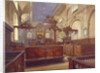 Interior of the Church of All Hallows the Great, City of London by John Crowther