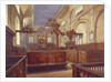 Interior of the Church of All Hallows the Great, City of London by John Crowther