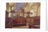 Interior of the Church of All Hallows the Great, City of London by John Crowther