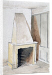 Fireplace in one of the top rooms, no 21 Austin Friars Street, City of London by John Crowther