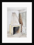 Fireplace in one of the top rooms, no 21 Austin Friars Street, City of London by John Crowther