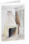 Fireplace in one of the top rooms, no 21 Austin Friars Street, City of London by John Crowther