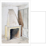 Fireplace in one of the top rooms, no 21 Austin Friars Street, City of London by John Crowther